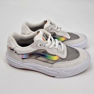 Vans Men's Wayne 2Gether As Ourselves White Suede Skate Sneakers Size 4.5 NWOB